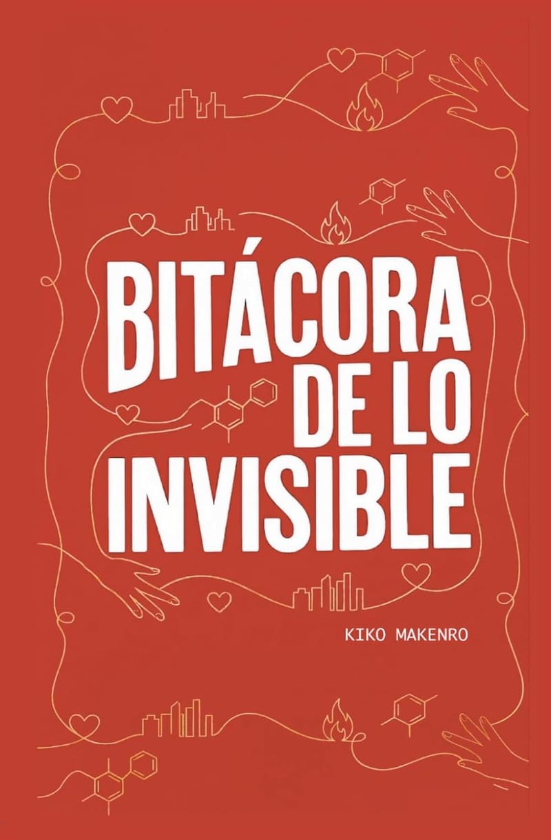 Portada de Bitácora de lo Invisible, de Kiko Makenro